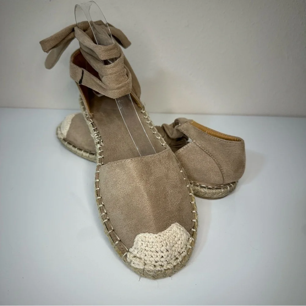 Espadrille Tie-Up Shoes